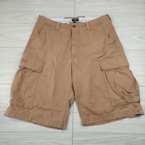 Polo Jeans Co Ralph Lauren‎ Cargo Shorts Mens 36 Beige Utility Casual Y2K Grunge